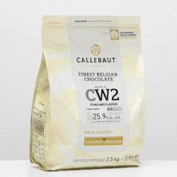 Изображение Шоколад белый Callebaut 25,9%,  2,5 кг