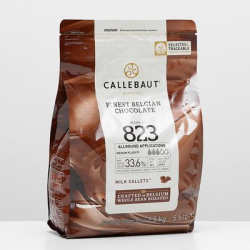 Изображение Шоколад молочный Callebaut 33,6%, 2,5 кг.