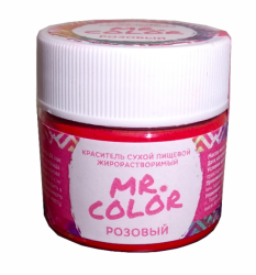 Изображение Краситель сухой жирорастворимый Mr.Color Розовый, 8 гр.
