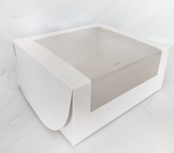 Изображение Коробка для торта белая, 235*203*100 мм