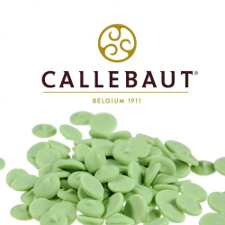 Изображение Зеленый шоколад со вкусом лимона Callebaut, 100 гр
