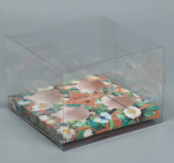 Изображение Коробка на 4 капкейка "Тебе с любовью", 16 × 16 × 11,5 см