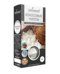 Изображение Кокосовые чипсы 100г Polezzno