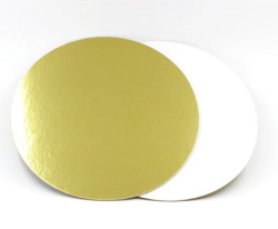 Изображение Подложка 1,5 мм золото-жемчуг, диаметр 20 см