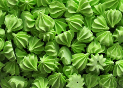 Изображение Сахарные фигурки МИНИ-БЕЗЕ зеленые, 50 гр