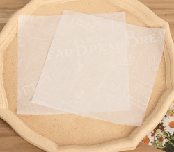 Изображение Бумага упаковочная для бенто-торта «Газета с белыми буквами» 18 х 18 см, 5 шт