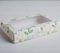 Изображение Коробка складная «Flowers», 20 × 12 × 4 см