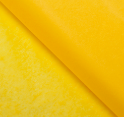 Изображение Бумага упаковочная тишью, желтый 50 см х 66 см, 10 листов