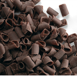 Изображение Темная шоколадная стружка Callebaut (завитки), 50 гр