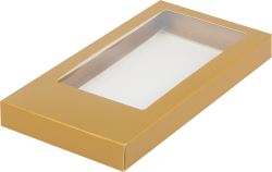 Изображение Коробка для шоколадной плитки крафт, 180*90*17 мм