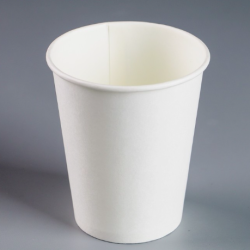 Изображение Стакан бумажный "Белый" для горячих напитков, 250 мл, диаметр 80 мм