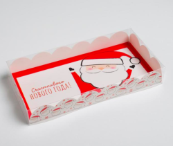 Изображение Коробка для пряников и печенья «Счастливого Нового года!», 10.5 × 21 × 3 см