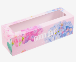Изображение Коробка для макарун «Good day», 5.5 × 18 × 5.5 см