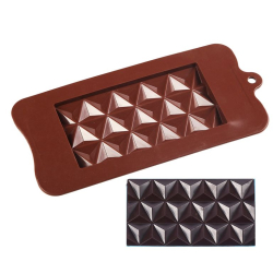 Изображение Молд для шоколада «Плитка Пирамиды»