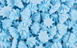 Изображение Сахарные фигурки МИНИ-БЕЗЕ голубые, 50 гр