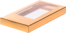 Изображение Коробка для шоколадной плитки ЗОЛОТО, 160*80*17 мм