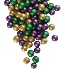 Изображение Драже зерновое БЛЕСК №722 (зеленый ,золото, фиолетовый) 50 гр