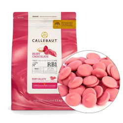 Изображение Рубиновый шоколад Ruby Callebaut, 250 гр